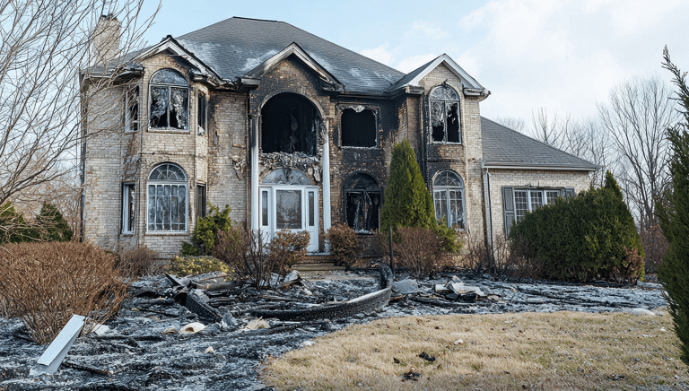 Fire Damage Home