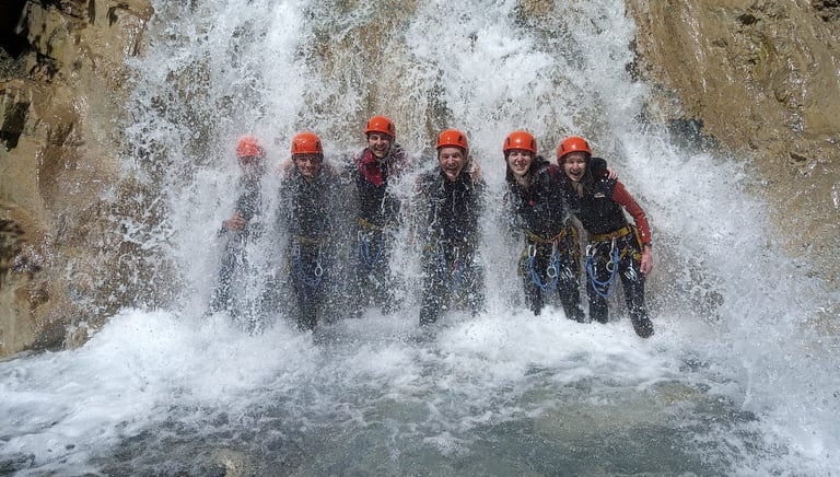 Cascades au Canyon de la Blache, serre ponçon, Embrun, Savines, Chorges