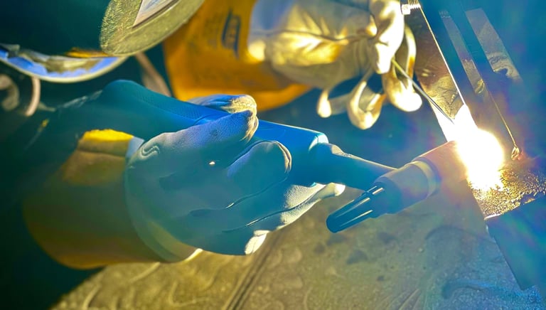 reparacion con soldadura Tig