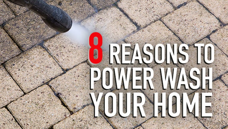 Power washing your home could seem like an extravagance if you’re not aware of the benefits, but in reality, it should be a p