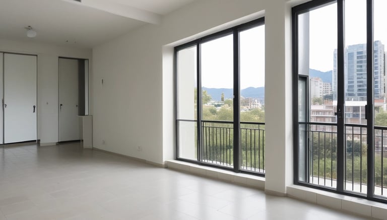 Bright living room with modern inventory