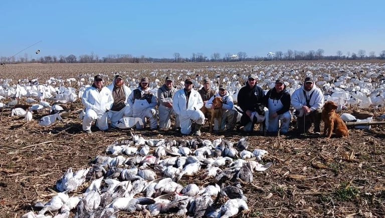 conservation season goose hunts