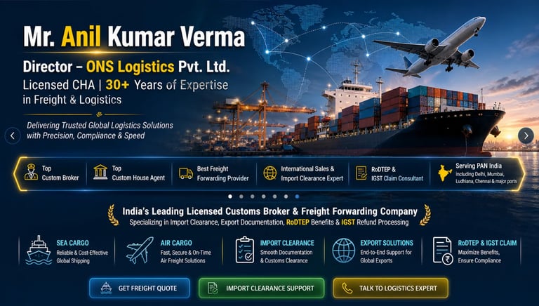 ONS Freight Top Custom Broker