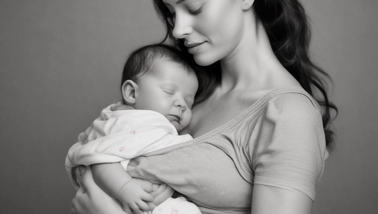 A stylish woman working on her phone in a modern, feminine workspace.