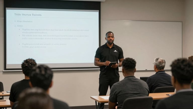 A digital marketing strategy concept with charts, graphs, and a glowing neon color palette.