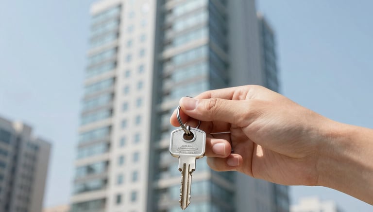 A professional reviewing car damage documents with a client in a bright office.