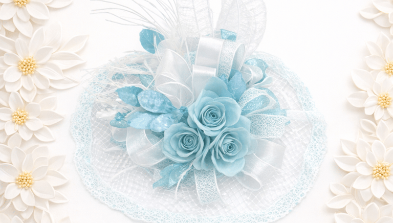 Turquoise Fascinator