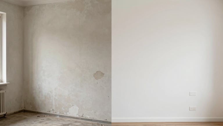 Architect reviewing detailed municipal blueprints on a construction site