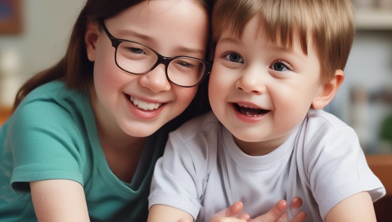 A warm, inviting meeting space where parents discuss and learn about child development.