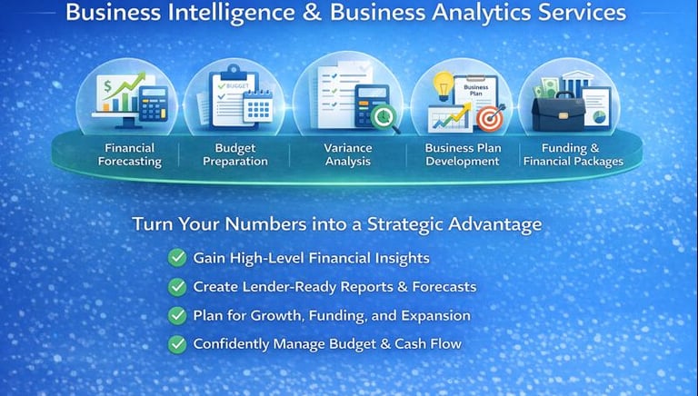 DNM Accounting services. Business Intelligence and Analytics