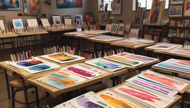 Smiling people chatting and enjoying a lively community event outdoors