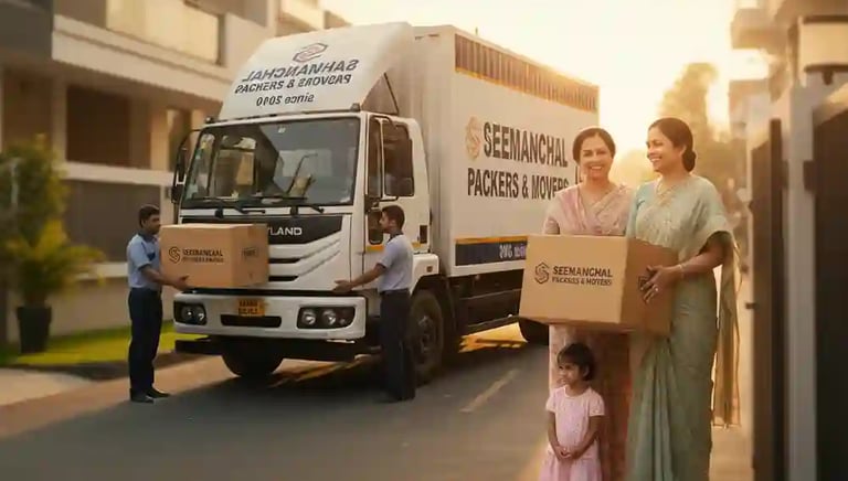 Handling household goods by Seemanchal Packers Movers