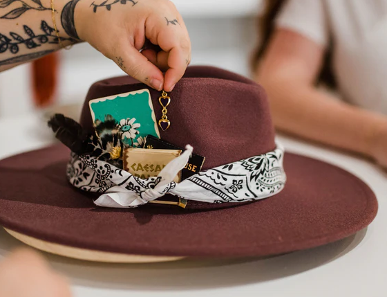 Custom Cowboy Hat with Hat Flare