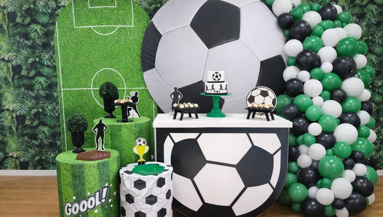 decoração aniversário futebol