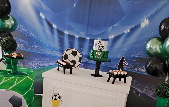 decoracao festa futebol