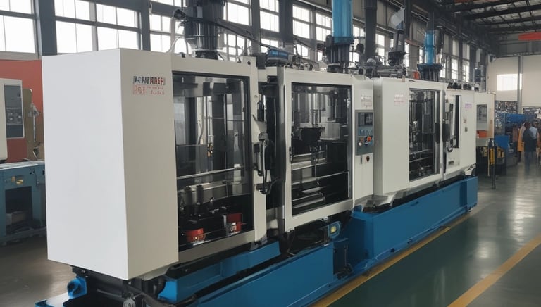 A technician working on industrial equipment.