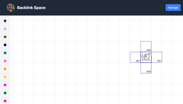Backlink Space Screenshot