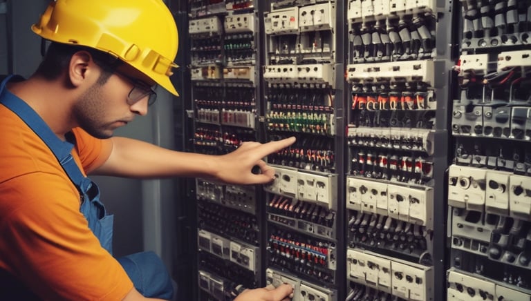 Interior finishing work showing ceramic tiles and painting in progress