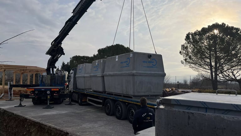 récupérateur eau de pluie az terrassement