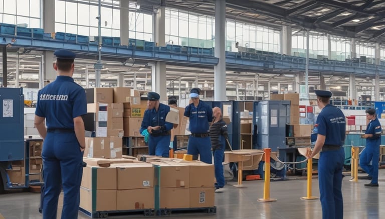 Friendly customer service representative assisting a client over the phone.