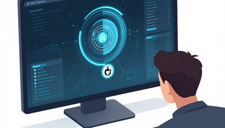 A sleek laptop displaying a modern, minimalist personal brand website on screen.