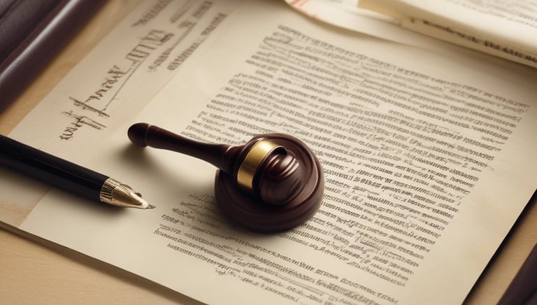 A professional translator working on official documents with stamps and certificates.