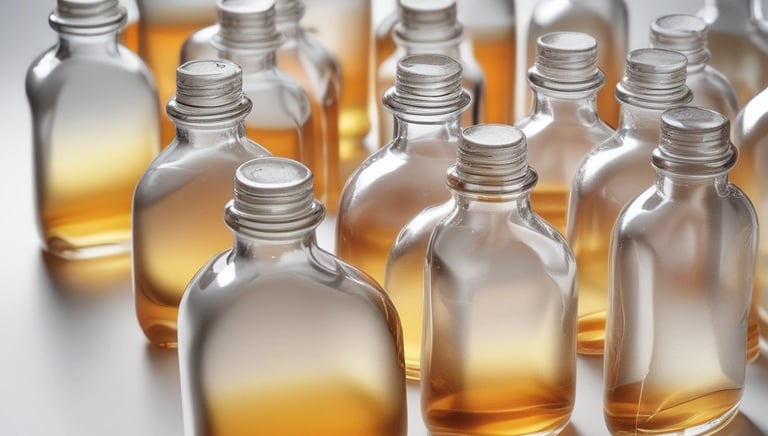 Close-up of steaming tea cups surrounded by loose tea leaves and fresh herbs.
