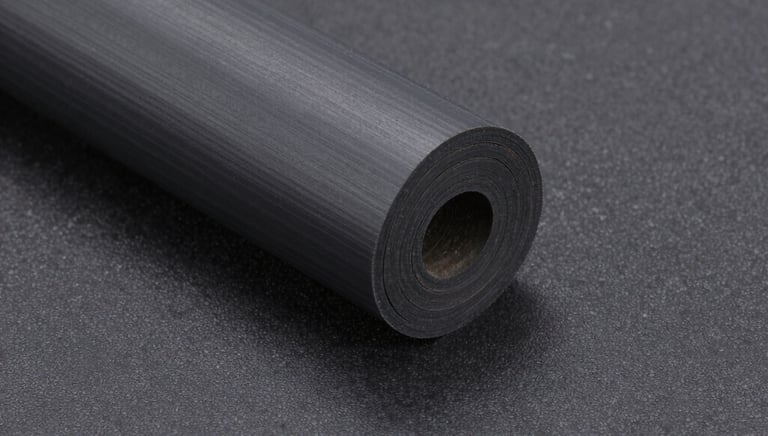 Various rubber sealing materials arranged neatly on a workshop table