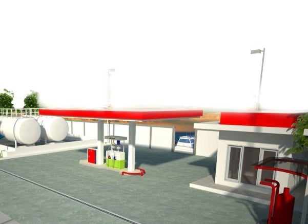 Ilustrasi Desain SPBU