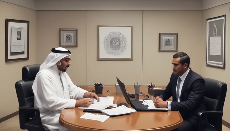 A customer service representative making a phone call to collect debts.