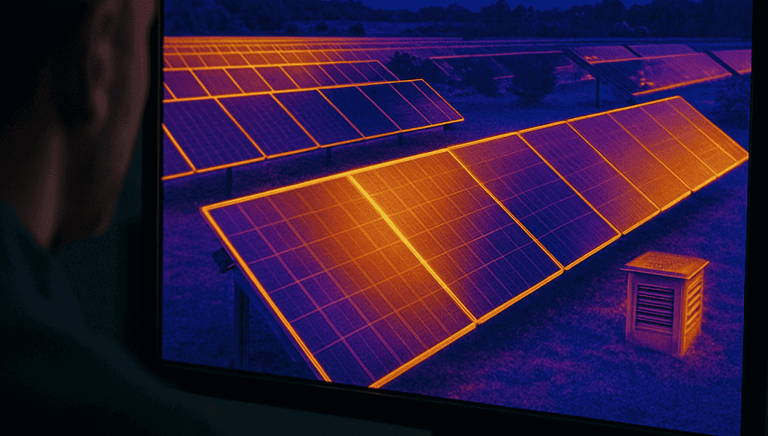 CCTV video analytics providing intrusion detection for solar farm 