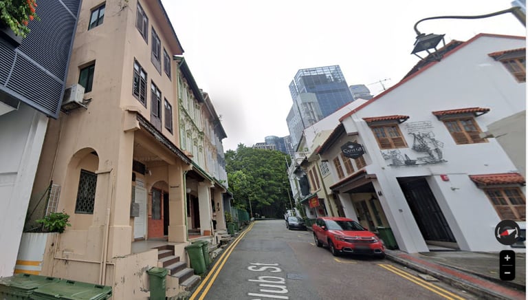 Club Street taken in Dec 2021