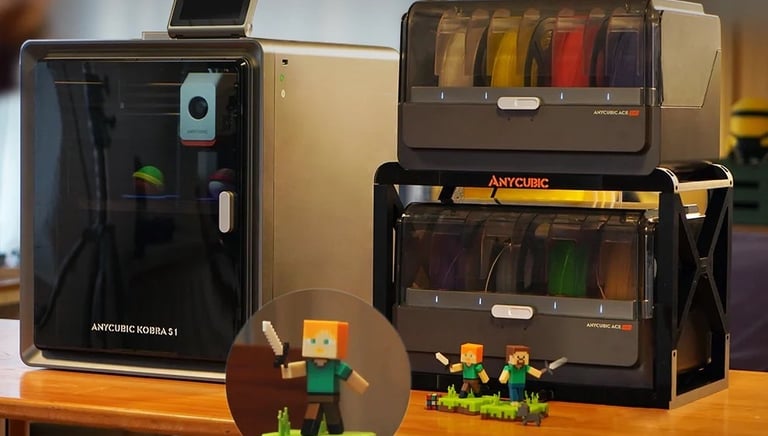 Brinquedos impressos em 3D de alta qualidade
