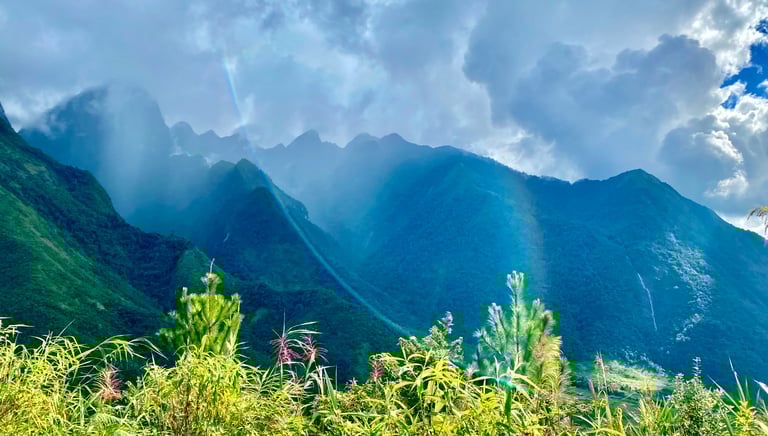Rain in the mountains