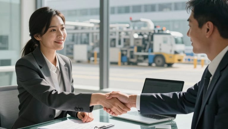 A vibrant market setting features a vendor and a customer in exchange. The vendor, smiling warmly, hands over a basket filled with fresh greens. The market stall is abundant with various vegetables such as tomatoes, carrots, and radishes, neatly displayed. Overhead lighting casts a bright, inviting glow, and signage suggests digital payment options.