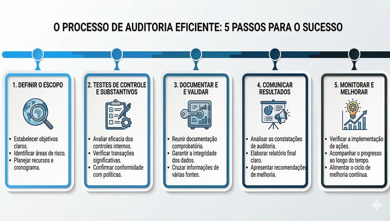 5 passos para uma auditoria eficiente