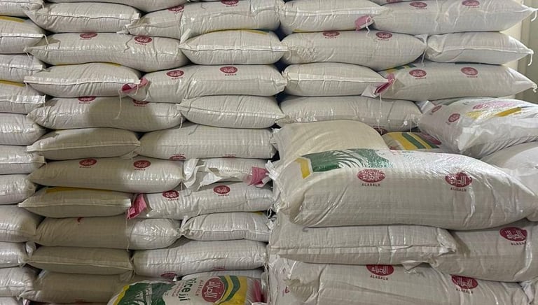 ارز بسمتي حبة طويلة ارز جواهر في الاردن