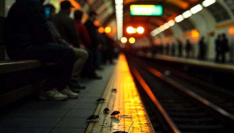 as baas baratas são cada vez mais uma praga assustadora. estão aos milhares nos esgotos.