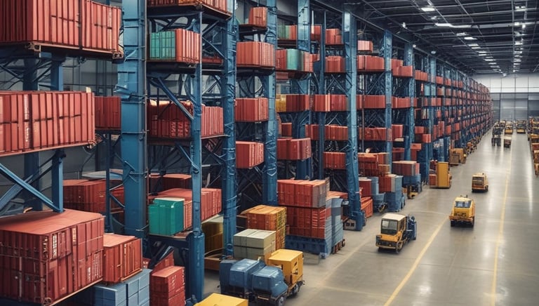 A large blue sign with white lettering and a logo displayed prominently. The text includes Chinese characters and English words, reading 'The Export-Import Bank of China'. The sign is situated in front of a modern building with glass windows and some greenery.