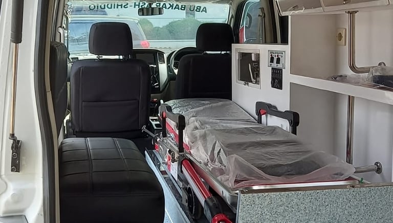 Fasilitas dalam Ambulans Gratis Masjid Jami' Al Badr