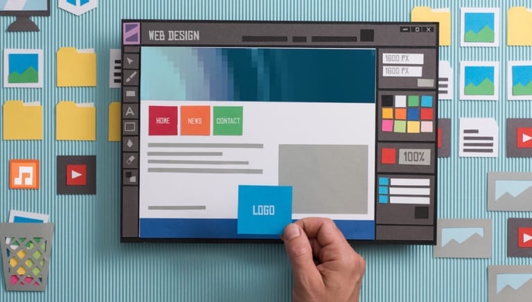 Imagen design pagina web sencilla