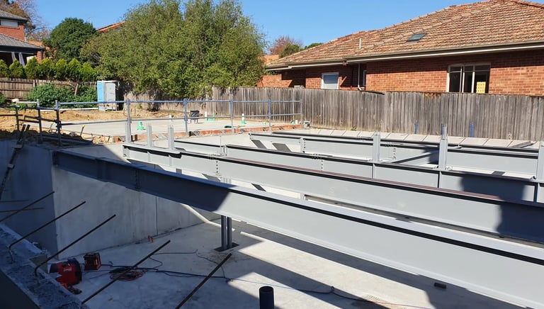 Onsite welding services for custom steel fabrication by Burra Fabrication