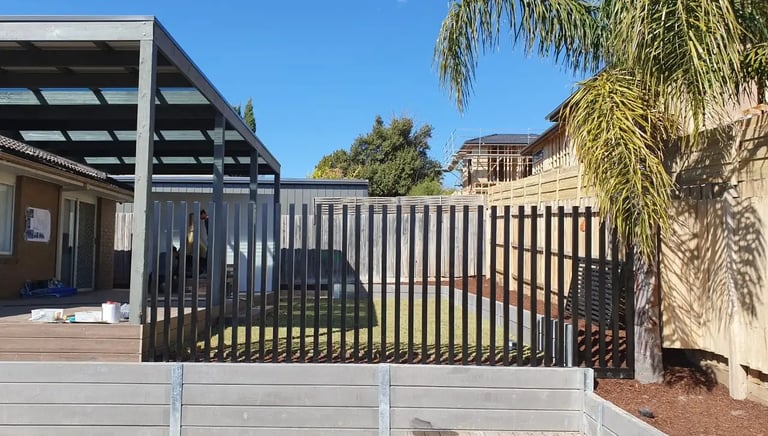 Custom fences and gates metalwork by Burra Fabrication