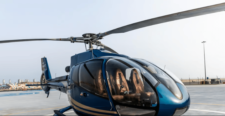 Helicopter tour