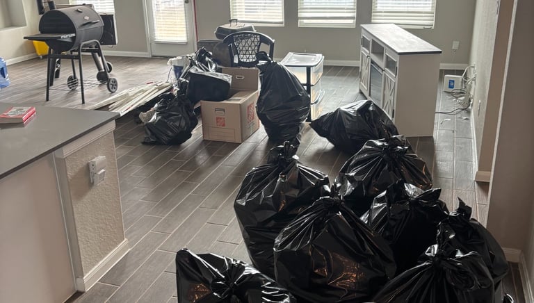 House full of junk in Stone Oak