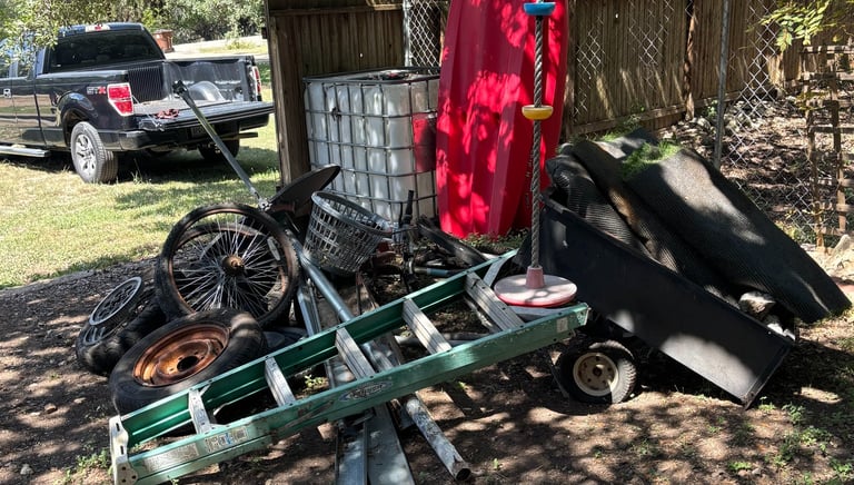 Scrap Metal In Need Of Pickup