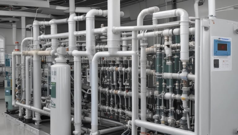 A laboratory scene with scientists working on nanotechnology applications in healthcare.