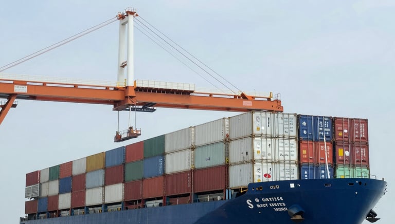 Two construction workers are engaged in roadwork, surrounded by rubble and debris in a city environment. Scaffolding lines the building behind them, with signs indicating ongoing repairs. Traffic cones and barriers are positioned around the work area.