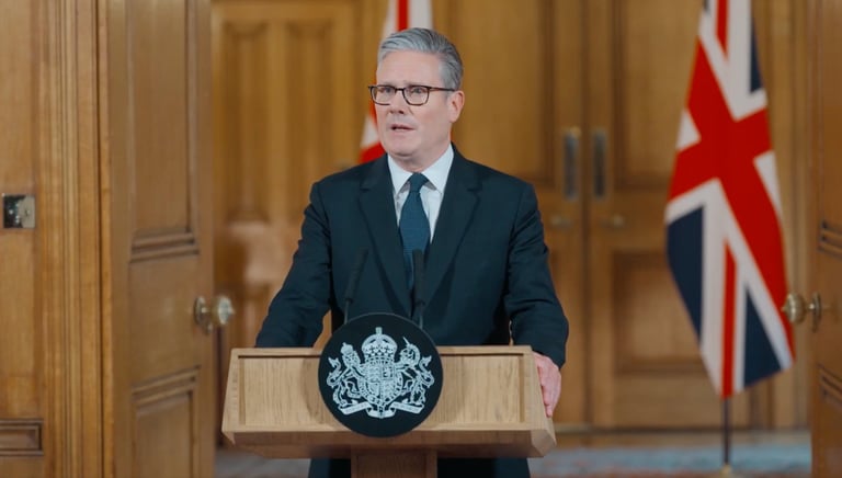 Keir Starmer Palestine statement, GOV.UK