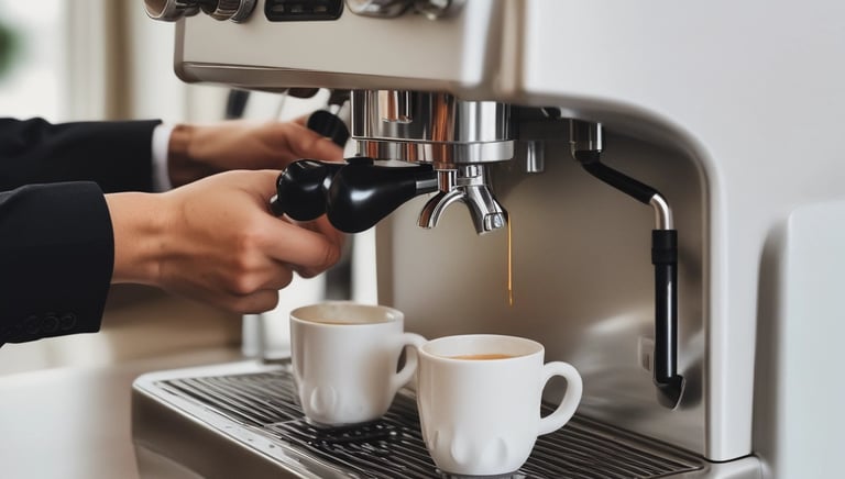A beautifully arranged coffee bar setup for an event.